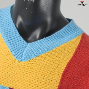 Pull à col rond personnalisé fin et respirant avec logo frontal, design d'hiver, nouveau style tendance, options personnalisables - Product Image 5