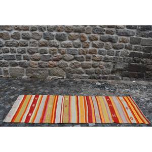 พรมขนแกะเย็บปะสีส้มแดงแบบดั้งเดิมโถงทางเดินทรงสี่เหลี่ยมผืนผ้าผืนใหญ่สำหรับวัยรุ่น7.9ft x 2.6 - Product Image 4