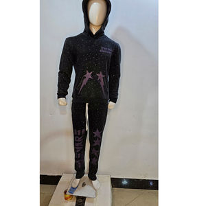 Survêtements d'hiver pour hommes en coton 100% respirant, coupe-vent et à séchage rapide, avec strass, qualité supérieure, légers, vente en gros - Product Image 1