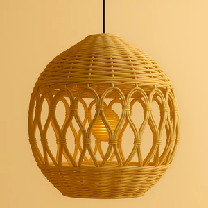 LÁMPARA COLGANTE DE RATÁN MODERNA Y ÚLTIMO DISEÑO LUZ DE GABINETE ESENCIAL PARA LA DECORACIÓN DEL HOGAR O DEL HOTEL DECORACIÓN NAVIDAD - Product Image 3