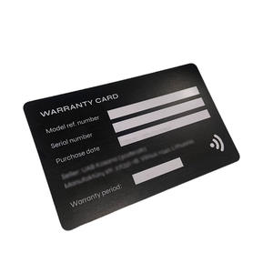 Fabricant de cartes NFC noires personnalisées, cartes de membre en plastique de haute qualité, imperméables, avec logo - Product Image 5