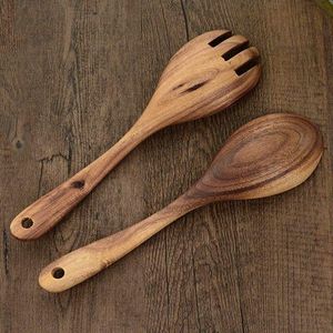 Cuillère à thé en bois écologique classique avec finition miroir et long manche pour les essentiels quotidiens de la cuisine - Thé, café, boissons aux herbes - Product Image 4