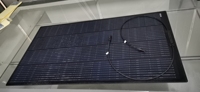 Panneaux solaires flexibles monocristallins ETFE à haute efficacité 19% 150W Cadre en alliage d'aluminium anodisé pour camping-car Toit marin Hors réseau