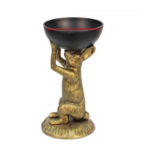 Cuenco DE SERVICIO DE METAL personalizado de aluminio esmaltado blanco hecho a mano más vendido y de alta calidad - Product Image 2