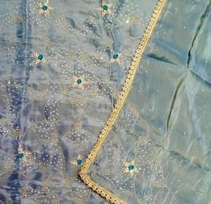 Designer moderne non cousu brodé à la main pour femmes indiennes Fashion-Forward Style traditionnel Salwar Kameez Party Taille libre - Product Image 3