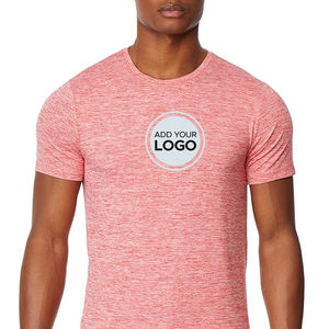 T-shirt vierge 100% polyester personnalisé en gros impression par sublimation pour hommes - Product Image 1