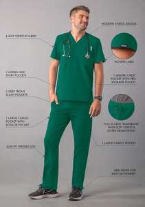 Uniformes médicos para mujer, para hospital uniforme de enfermera, servicio OEM - Product Image 3