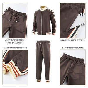 2025 survêtement personnalisé pour hommes de qualité supérieure respirant Jogging tenue décontracté avec sweats à capuche et survêtement pour hommes de haute qualité - Product Image 5