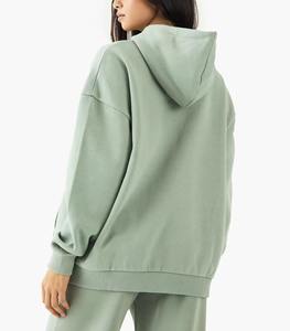 Women Oversized <b>Hoodie</b> Winter Long <b>Velour</b> 100% Cotton Streetwear Warm Loose Casual Fashion Wear - Product Image 3