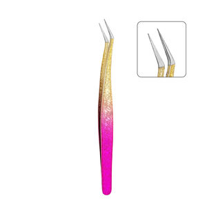 Pinzas Portátiles de Acero Inoxidable para Pestañas con Punta Inclinada, Cepillos Protectores y Organizador de Delineador de Ojos de Alta Calidad - Product Image 4