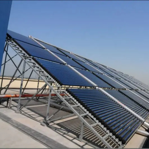 Non Pressure Used in Large Swimming Pool Heating ,solar Keymark Certification Vaccum Tubes Solar Collector