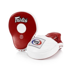 นวมซ้อมโค้งสีตามสั่ง สำหรับมืออาชีพ หนังแท้ Fairtex สำหรับฝึกซ้อมมวยไทย MMA อุปกรณ์ป้องกันการต่อสู้ - Product Image 4