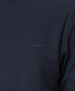 Polo de verano con cremallera para hombre, personalizado, transpirable, de color sólido, con estampado, MOQ bajo, 180 g - Product Image 6