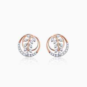 Impresionantes Pendientes de Diamantes de Alyssum en Oro Rosa, Diseñados para Bodas y Ocasiones Festivas - Product Image 5