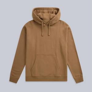 Sudadera con capucha extragrande de peso pesado para hombre personalizada de alta calidad, mezcla de algodón teñido liso, diseño cálido de invierno, sudaderas con capucha al por mayor ODM OEM - Product Image 1