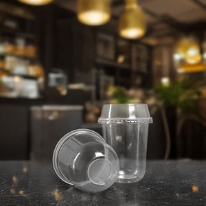 Usine de Quang Quan Viet Nam, gobelets en plastique jetables en gros, matériau PP/PET à paroi unique de 95mm pour servir des boissons froides - Product Image 3