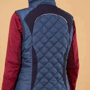 Horse Riding Apparel Sleeveless Zip Front Outdoor Riding <b>Waistcoat</b> Women Equestrian Padded <b>Quilted</b> Vest - Product Image 6