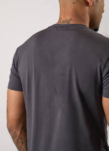 Camisetas de algodón 100% de corte holgado más vendidas, transpirable, informal, Vintage, Hip Hop, ropa de gimnasio, longitud larga, en blanco, bajo MOQ, Jersey para hombre - Product Image 3