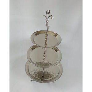 Présentoir à gâteaux en métal doré à 2 niveaux antique Présentoir à desserts Présentoir à gâteaux parfait pour toute occasion - Product Image 6