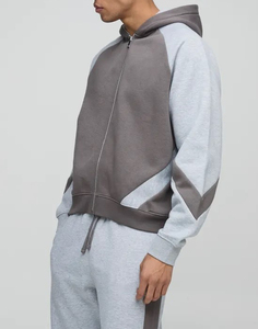 Conjunto de chándales de gimnasio deportivo a la moda 2025 para hombre, patrones personalizados, chándales de algodón suave de diseño personalizado, precios al por mayor, superventas - Product Image 2