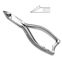 Pince à ongles manuelle droite robuste de 13 cm, autoclavable, en acier inoxydable, pour pédicure – Nouveau kit d'instruments