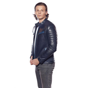 Nouvelle arrivée 2026 Veste en cuir pour homme à prix avantageux Respirante Durable Grande taille Logo personnalisé Veste en cuir pour homme - Product Image 3