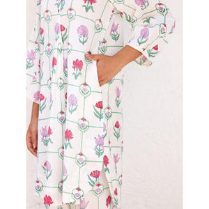 Conjunto de Dos Piezas Floral Bohemio para Mujer, Atuendo de Oficina para Verano - Product Image 5
