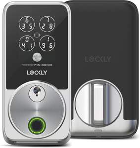 ระบบล็อคประตูอัจฉริยะ Lockly Secure Pro Zeno Series - ระบบสแกนลายนิ้วมือ คีย์การ์ด ระบบจดจำใบหน้า และควบคุมผ่านแอปพลิเคชัน สำหรับประตูอลูมิเนียม ระดับความปลอดภัยสูง - Product Image 2
