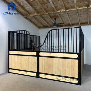 Lujo Lesign Paneles laterales estables Equipo de <span class=keywords><strong>caballos</strong></span> Puertas Caja Paneles frontales Relleno de madera Equipo de caballo resistente - Product Image 5