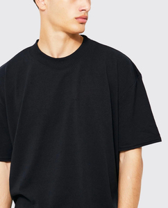 Camiseta cuadrada de calidad superior al por mayor de alta calidad 100% algodón Boxy Fit camiseta de peso pesado de gran tamaño para hombres - Product Image 3
