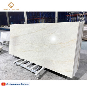 Encimera Prefabricada Comercial de Cuarzo con Apariencia Estética, Superficie de Piedra de Cuarzo, Estilo Taj Mahal - Product Image 4