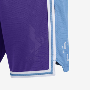 Shorts de sport légers à séchage rapide pour hommes, en toile, à imprimé numérique, pour l'entraînement athlétique, la salle de sport, la course à pied - Product Image 4