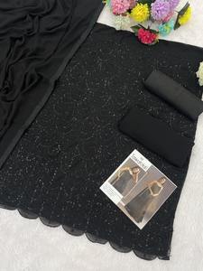 Traje de Georgette de imitación pesado y elegante más vendido con doble Santoon interior e inferior para fiesta y boda disponible para la venta - Product Image 6