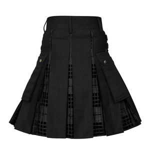 Men's Traditional Scottish Holiday Kilt <b>Summer</b> Costume Practical Costume Stage Performance <b>Short</b> <b>Skirt</b> - Product Image 1