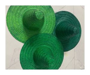 Sombrero de paja hecho a mano de primera calidad con detalles coloridos-Sombrero de paja de calidad de exportación para festivales, ropa de playa y venta al por menor - Product Image 3