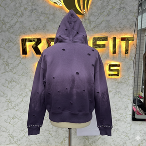 Sweat à capuche zippé sur mesure, coupe parfaite, design personnalisé, très demandé, imprimé numériquement, 100% coton, fabrication en usine, prix bas, pour homme - Product Image 2