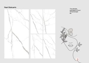 กระเบื้องพอร์ซเลนมันวาวขนาด800X1600มม. รูปปั้น gvt pgvt vitrified หินอ่อนมีไฟร์บริคสำหรับการตกแต่งภายในผนังพื้นที่หรูหรา - Product Image 5