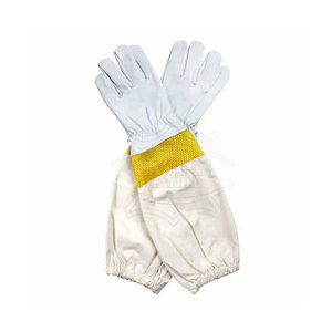 Best Selling Premium Quality Leather Safety Beekeeping Gloves Comfortable Durable Breathable Silicone-Free <b>Powder</b>-Free - Product Image 3