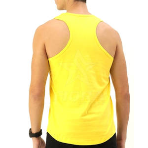 Vente directe d'usine, débardeur décontracté pour homme de haute qualité, respirant, tricoté, pour la salle de sport, l'exercice physique, la remise en forme, en polyester/coton - Product Image 2