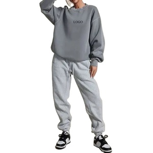 Sweat-shirts oversize tendance pour femmes, sweats à capuche en polaire, pulls à col rond, sweat-shirts en coton pour femmes 2026 - Product Image 2