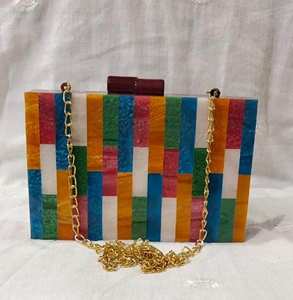 Pochette de type personnalisé en résine artisanale indienne pour femme - Product Image 6