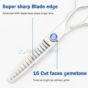 Stainless Steel <b>Thinning</b> Shears <b>for</b> <b>Hair</b> Styling Salon Texturizing <b>Scissors</b> <b>Hair</b> <b>Thinning</b> Shears <b>for</b> All <b>Hair</b> Types - Product Image 4