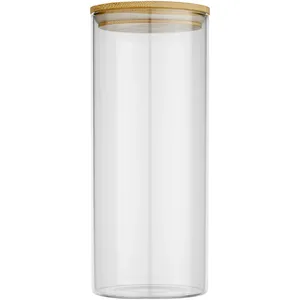Boîte de conservation alimentaire en verre et bambou Boley, gadgets écologiques - Product Image 5