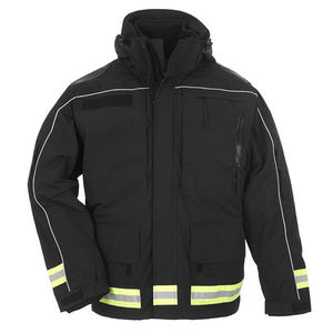 Custom High Quality Waterproof Men's Parka <b>Jacket</b> Uniforms Parka Black - Product Image 3