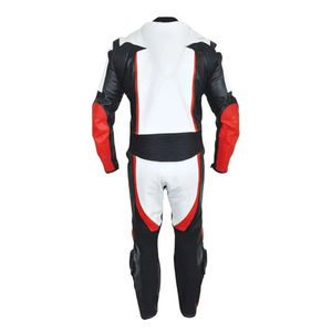 Combinaison de moto en cuir sur mesure pour homme, pour course et entraînement, vente en gros, vêtements de motard en cuir véritable - Product Image 3