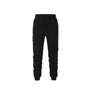 En blanco 400 GSM 100% algodón Fleece Heavyweight Sweat suit logotipo personalizado chándal mejor calidad sudaderas con capucha y Jogger Set para hombres - Product Image 6