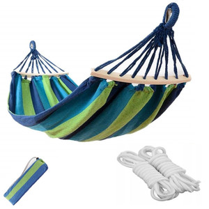 Garden <b>hammock</b> on a frame 80x200 cm blue - Product Image 3