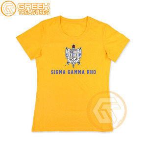 Sigma Gamma Rho personnalisé T-Shirt pour femme Vêtements de sororité Jersey de coton T-shirt respirant de haute qualité Vêtements grecs pour femme - Product Image 2
