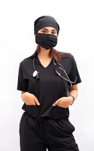 Uniforme de Chef Unisex OEM, Conjunto de Pantalones y Parte Superior con Estampado en Relieve, Colores y Tallas Personalizadas, Tela de Poliéster/Algodón para Hotel y Restaurante - Product Image 4