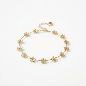 Pulsera Floral de Lujo, Oro Sólido de 18K, Certificado GIA, Origen Tailandés, Elegante Diseño de Flores, Joyería Fina para Mujer, OEM - Product Image 1